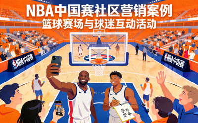 NBA中国赛社区营销案例封面 - 篮球赛场与球迷互动活动